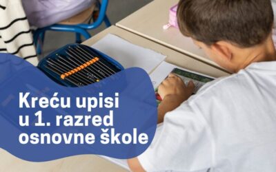 Kreću upisi u 1. razred osnovne škole